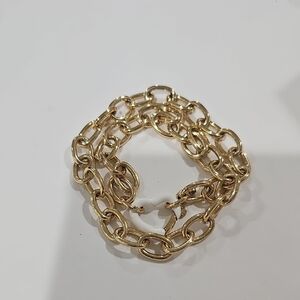 White House Black Market Gold Chain Bracelet